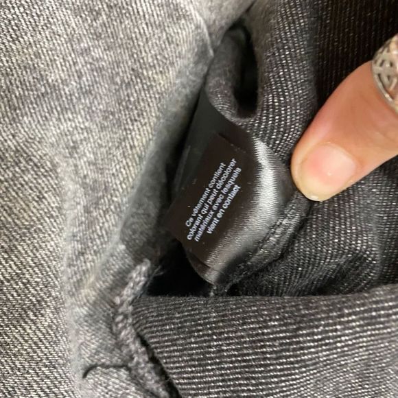 Free People East Of Eden Denim Mini Skirt, Gray Jean Size 27 (US 4), MSRP $78 - Picture 6 of 10